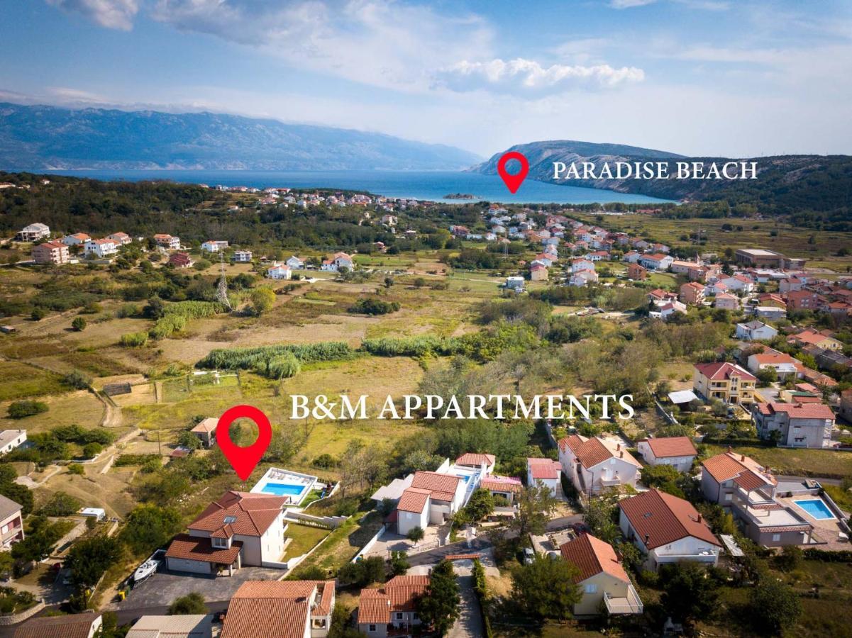 B&M Rab-Lopar Aparthotel Bagian luar foto
